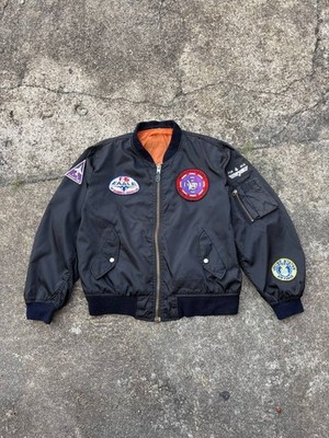 希少 RETRO TOPGUN MA-1 Vintage Intermediate MA-1 Top Gun Maverick Bomber Jacket Tom