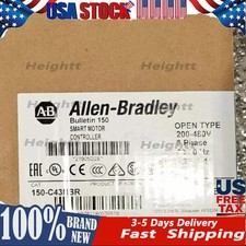 NEW! FACTORY SEALED! Allen-Bradley 150-C43NBR SMC-3 43A 150C43NBR