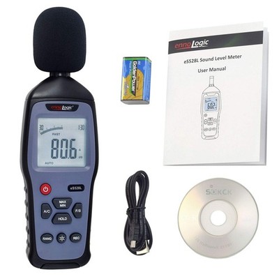 eS528L Decibel Meter and Recorder by   Digital Sound Level Meter and Noise Lo...