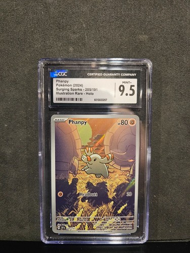 Phanpy graded CGC 9.5 for sale on eBay