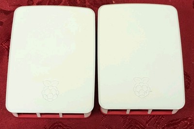 Raspberry Pi Red / White Official Case for Raspberry Pi 4 Model B 2pcs
