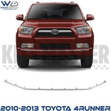 New Front Bumper Molding With Chrome Trim For 2010-2013 Toyota 4runner
