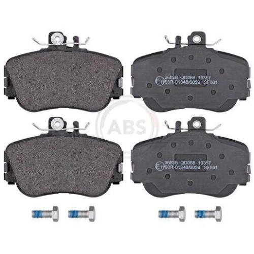 Plaquettes de frein A.B.S. 36838 anti-bruit pour supprimer les sifflements sur Mercedes Benz