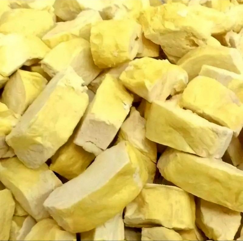 Freeze Dried Monthong Durian Thai King Fruit Snack 100% Natural Crispy Chips Eat