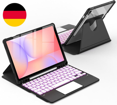 CACOE 360° Drehbare Hülle Mit Tastatur Für Samsung Galaxy Tab S10 Lite / S10 FE 