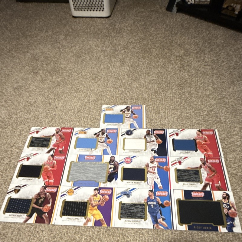 Panini 2015-16 Threads NBA Memorabilia Card Lot 13 - 5x7  🔥RARE🔥