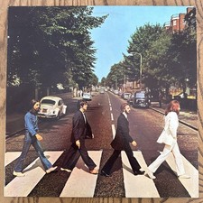 BEATLES "Abbey Road" Apple SO-383  1969 Vinyl Lp Reissue - VG/EX