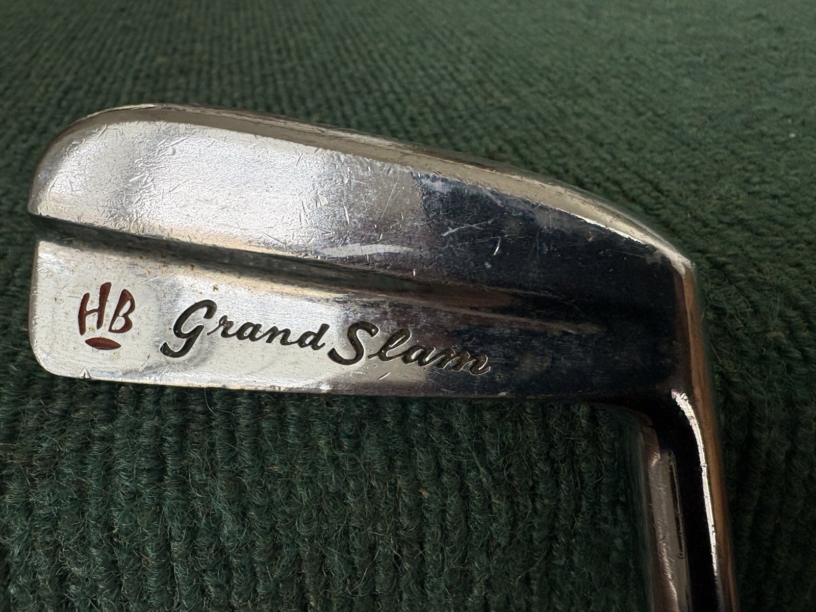 VINTAGE HB POWERBILT GRAND SLAM CHIPPER - RH, 35&rdquo;, TT Meteor, Leather Grip - WOW