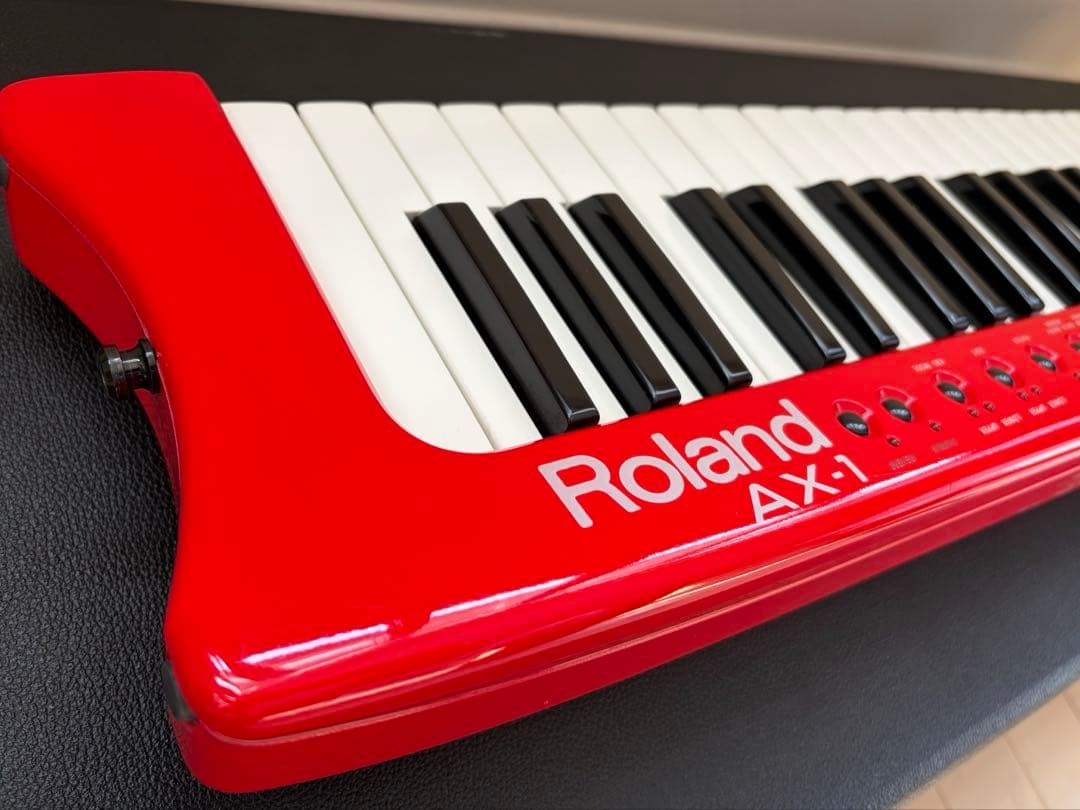 Roland AX-1 Red Keyboard Keytar MIDI Controller Musical Instrument