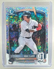 Max Clark 2025 Bowman Chrome Draft #BDC-48 Sparkle Refractor