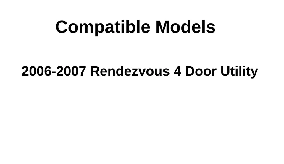 Fits 2006-2007 Buick Rendezvous Driver Left Front Door Window Glass Laminated Foto 3 de 4