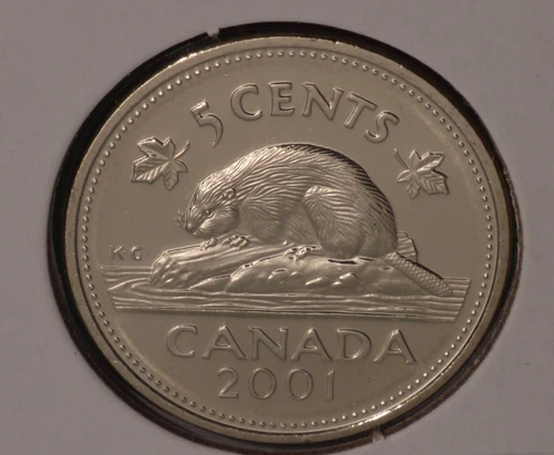 2001 Canada 5 Cents — photo from the most recent tracked eBay sale