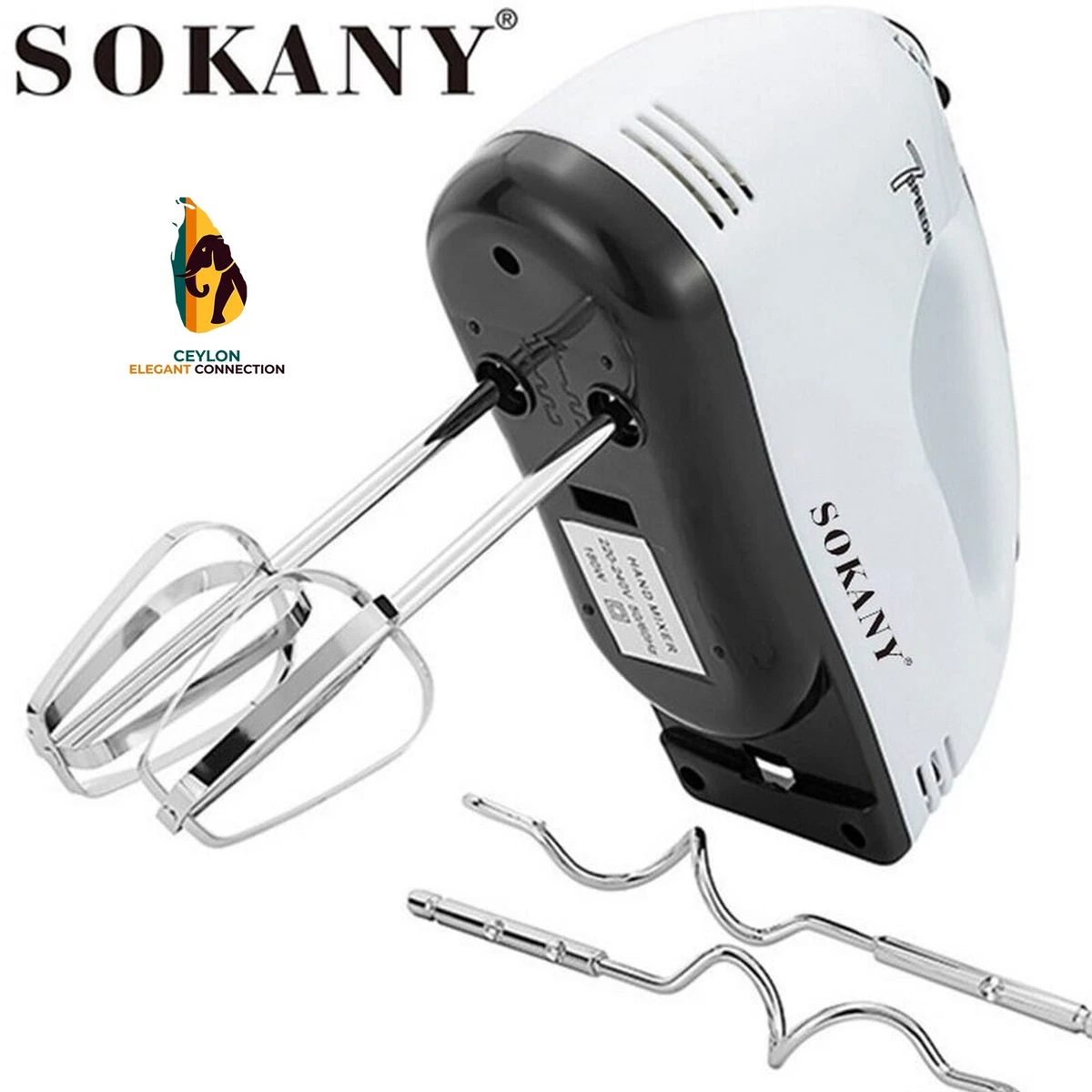 180W Kitchen Electric Hand Mixer with 7 Speeds Food Blender Egg