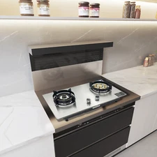 28" Cooktop 2 Burners Built-In Natural Gas Cooker Gas Stove Kitchen Household US