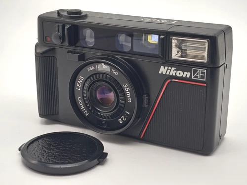 Read! [Exc+5]Nikon L35 AF Pikaichi Point & Shoot 35mm Film Camera From Japan #60