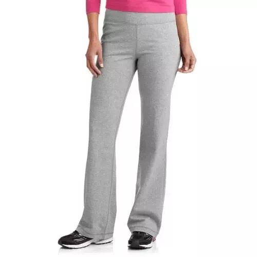 Danskin Now Women's Gray Dri-More Core Bootcut Yoga Pants Size 16