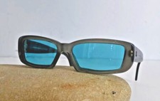 Ungaro Occhiale Da Sole Plastica Grigio Lente Celeste Asta Larga Avvolgente