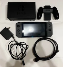 Nintendo Switch Console HAC-001 w/ Joy Con + Dock + Charger +HDMI sd card option