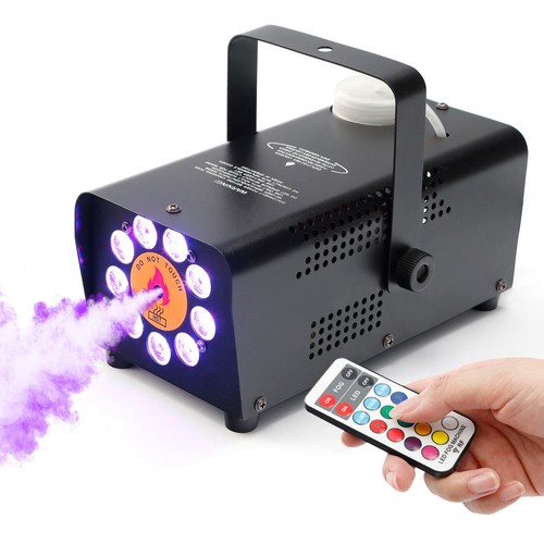 500W Smoke Fog Machine RGB Muti Color LED DJ Party Wedding Stage Light w/ Remote - Picture 11 of 12