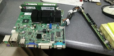 Dell TK7TF Optiplex FX160 Motherboard w/1.6Ghz Atom 230 SLB6Z CPU, H752F LED BRD