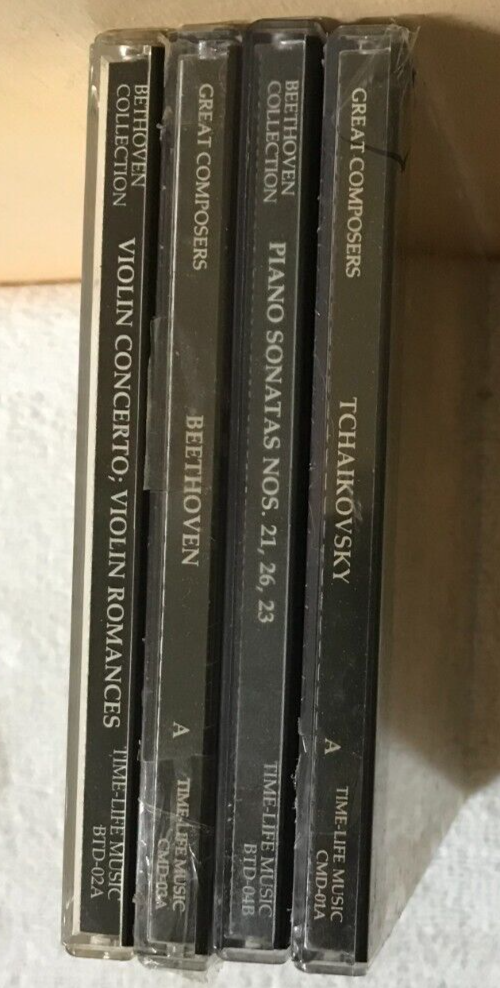 Lot 4 TIME LIFE Classical Music CD's, The Beethoven Collection, 2 NEW