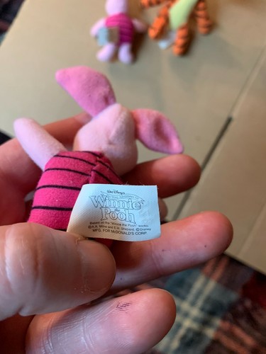 Winnie the Pooh 2002 McDonalds Happy Meal Toys Piglet #2, Tigger #3, Rabbit #6 - Picture 3 of 5