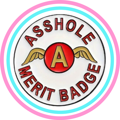 Enamel Lapel Badge Brooch Pin Funny Merit Badge Gift Christmas Stocking