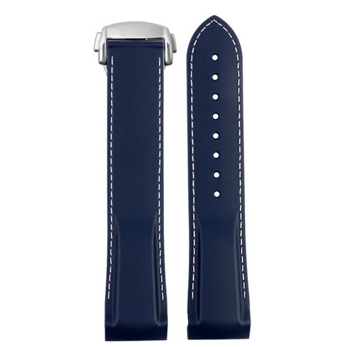 Correa de reloj de goma de extremo curvo para correa Hamilton Series Frogman H77805335 H777050 - Imagen 18 de 33