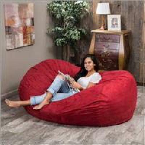 Love Sac Adult kids Bean Bag Chair Fuf Huge 6FT Media Lounger Foam Cozy