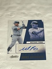 2019 Panini Chronicles Absolute Gold /99 Michael Perez #ARA-MP Rookie Auto RC