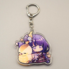 Raiden Shogun Genshin Impact Double-sided Acrylic Keychain Japan zz895