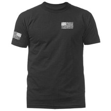 Distressed US Flag Crest USA American Pride Patriot Patriotic Graphic T-shirt