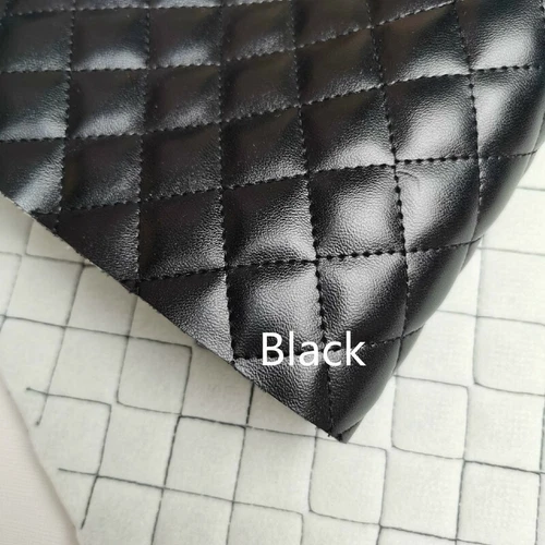 1 Yard Quilted PU Leather Car Upholstery Fabric Diamond Square Sewing Material - Picture 7 of 30
