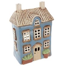 Village Pottery Ceramic Tealight Holder Pretty Garden Floral House Collection