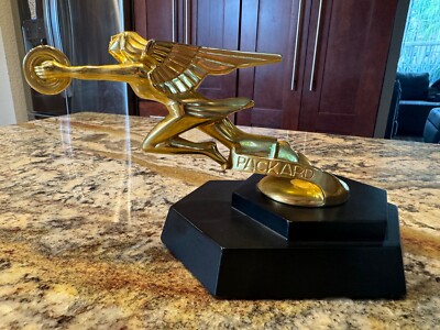 Franklin Mint Mascot 1987 Replica Gold Plated Hood Ornament