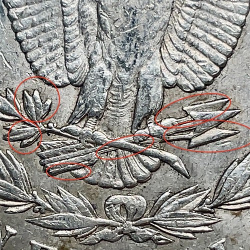 1900 Morgan Silver Dollar Top 100 VAM 11 DDR : 2-Olive, Doubled Arrows,Wing #558 - Picture 2 of 15