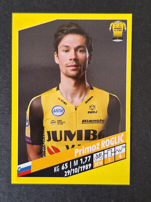 Primoz Roglic #182 Team Jumbo Visma Sticker Tour de France 2019