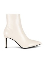 Jeffrey Campbell Nixie Pointed Toe Stiletto Ankle Boot White Size 8.5