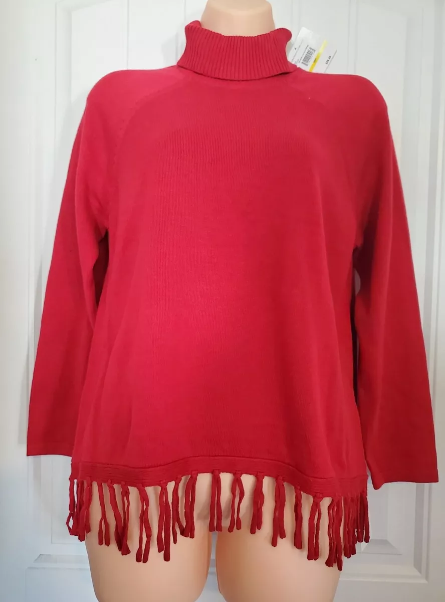 Red turtleneck cheap