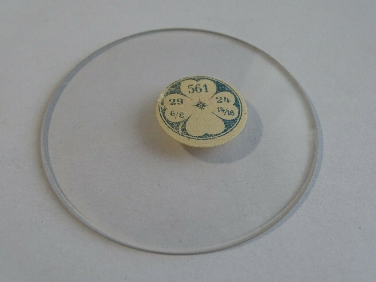 Verre Minéral Pour Montre Gousset – Diamètre 37,1 Mm – Neuf Sans étiquette