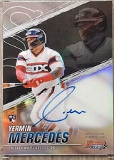 2021 Bowman's Best Yermin Mercedes RC Rookie Refractor Auto #B21-YM