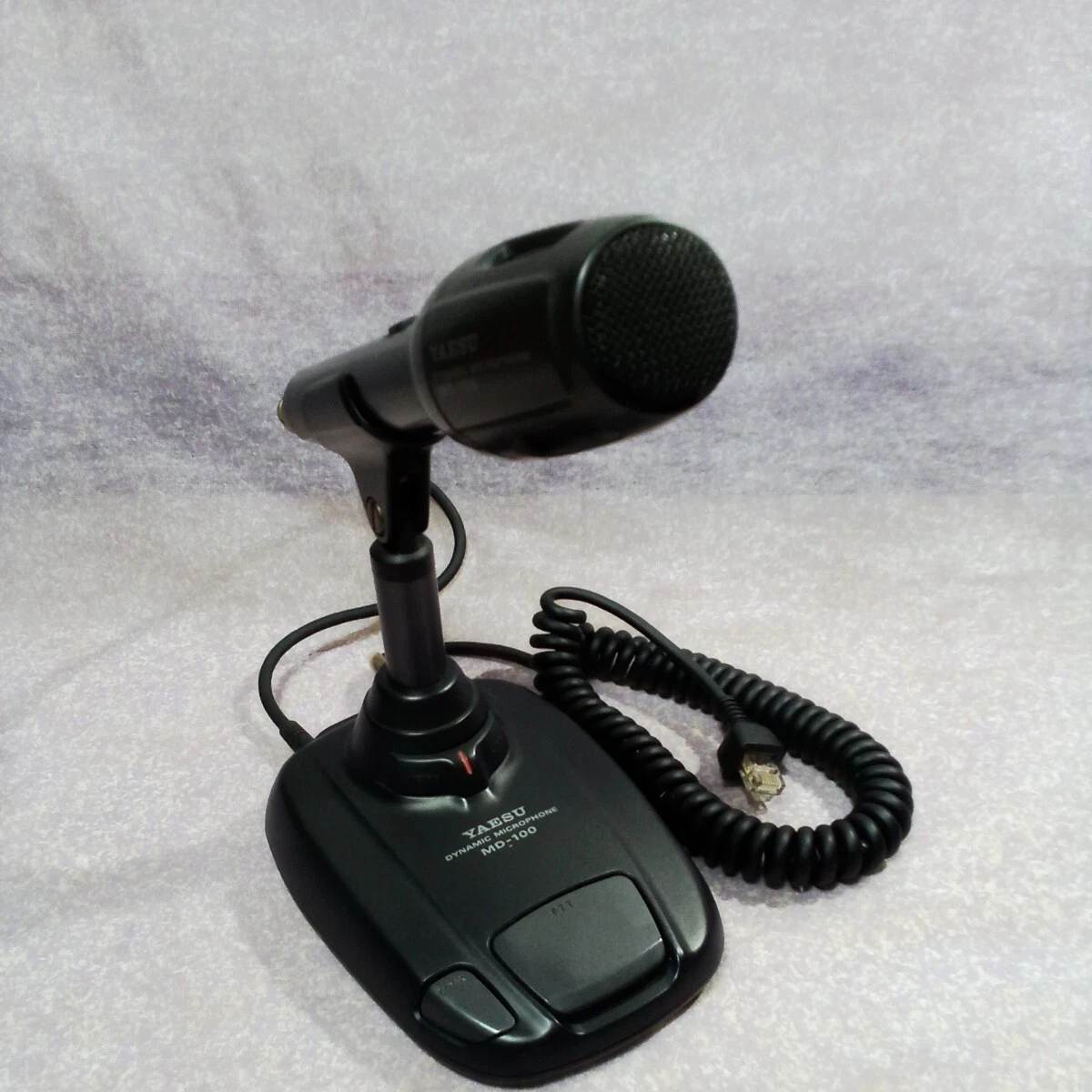 Yaesu MD-100A8X Dynamic Desktop Microphone Working | eBay