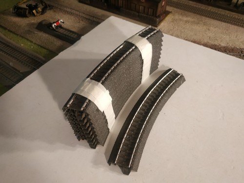 Märklin - MÄRKLIN, LOT OF 10 pcs C TRACKS, SCALE HO - Picture 7 of 7