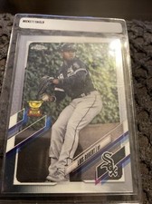 2021 Topps Chrome Luis Robert Gold Cup Base Card #56 White Sox