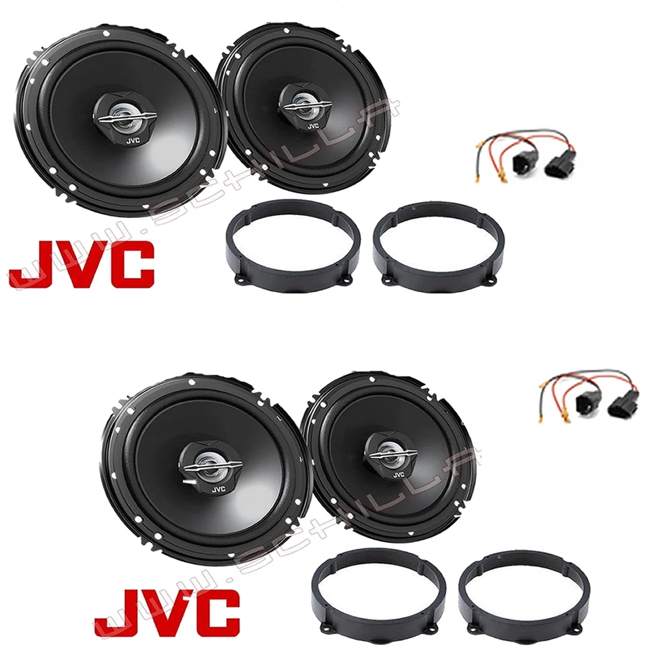 kit 4 casse JVC + supporti ALFA 147 anteriori e posteriori 17cm