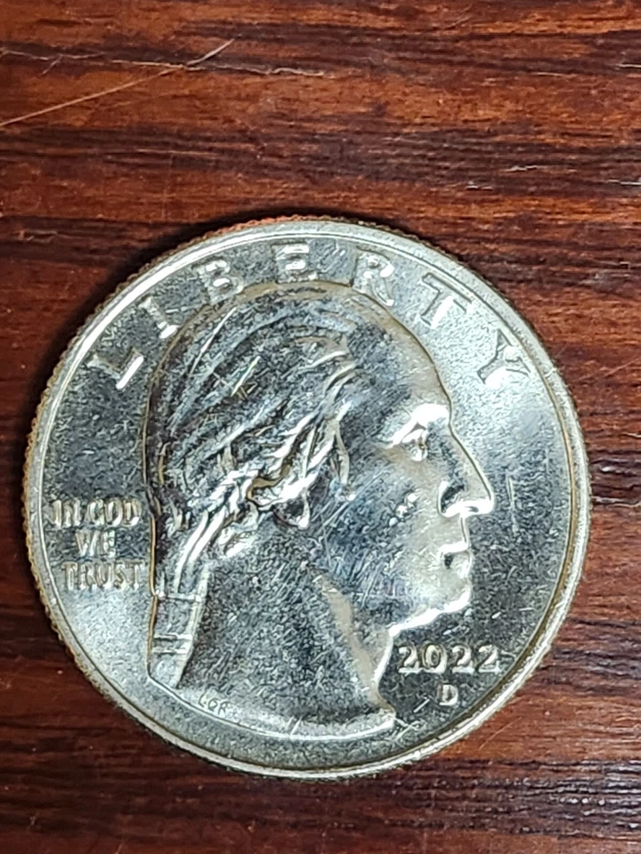 2022 D Wilma Mankiller Quarter,  Error USA Currency Coin - Image 3 of 4