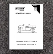 2006 2007 Golf Cart Service Parts Manual Fits EZGO ST 4X4 Gas 18HP P271