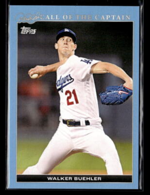 Walker Buehler #'d /150 - 2022 Topps x Jeter: Call of the Captain Sky Blue SP