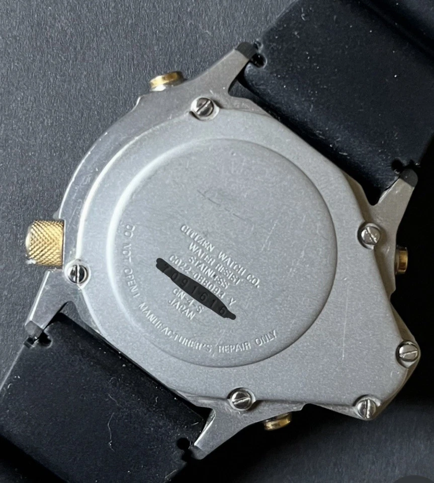 Citizen Promaster Aqualand C022 Acciaio/Oro Vintage 6 Viti 1987 PERFETTO!!! - Immagine 4 di 4