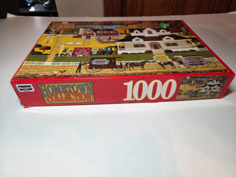 2 Hometown Collection Jigsaw Puzzle 1000 Piece Valentine's Day Harvest at Misson - Image 3 of 4